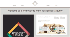 Desktop Screenshot of javascriptbook.com